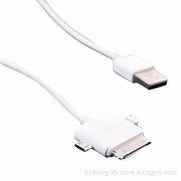 Mobile phone-PC data cables, charger wire multi-interface, apply to mobile phones, gamers and more